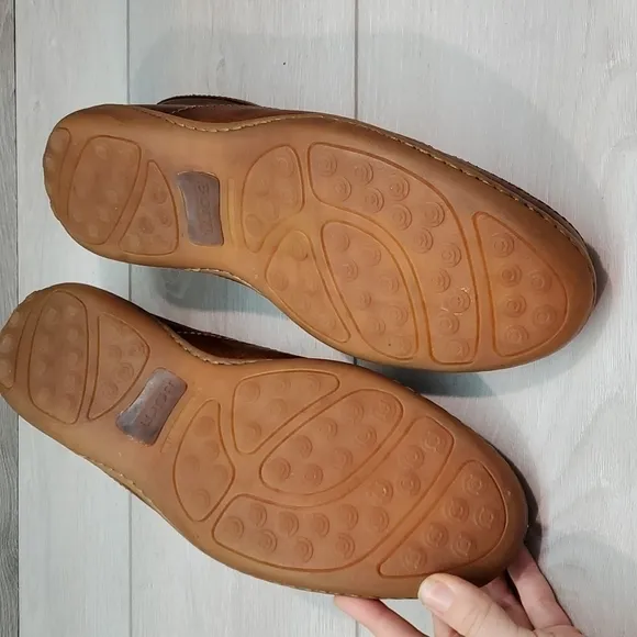 Born Mens Comfort Leather Loafer Slip on shoes sz 11.5M
