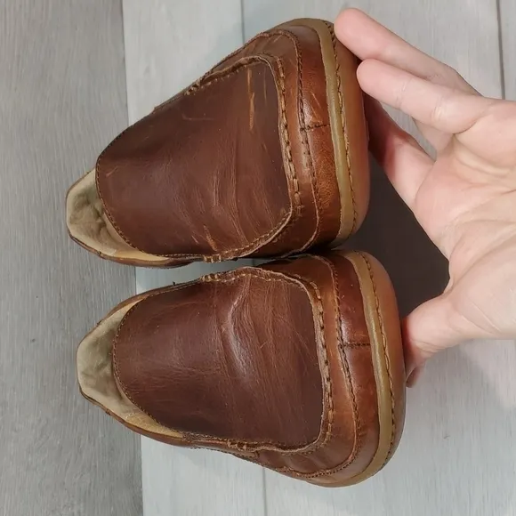 Born Mens Comfort Leather Loafer Slip on shoes sz 11.5M