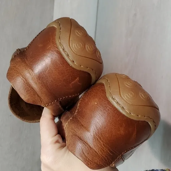 Born Mens Comfort Leather Loafer Slip on shoes sz 11.5M