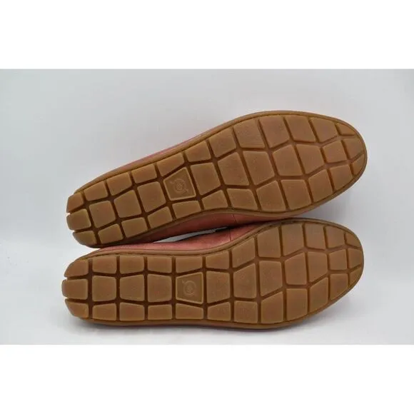 Born Mens Size 10 Andes Orange Brown Full Grain Leather Penny Loafers Shoes