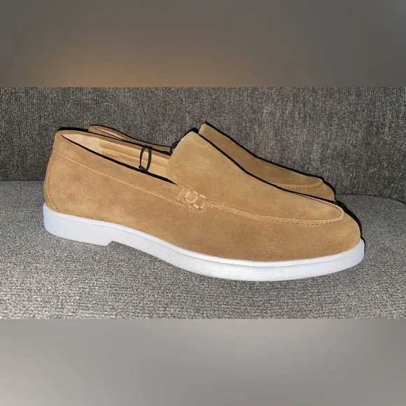 Brand New Express Men’s Size 11 Cognac Loafers Shoes