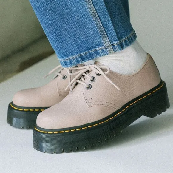 BRAND NEW DR.MARTENS 1461 QUAD II VINTAGE TAUPE  (VINTAGE-TAUPE)