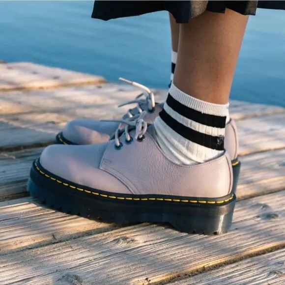 BRAND NEW DR.MARTENS 1461 QUAD II VINTAGE TAUPE  (VINTAGE-TAUPE)