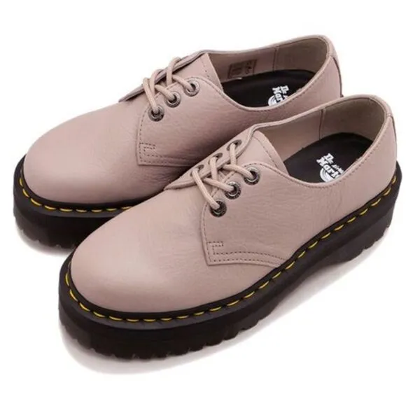 BRAND NEW DR.MARTENS 1461 QUAD II VINTAGE TAUPE  (VINTAGE-TAUPE)