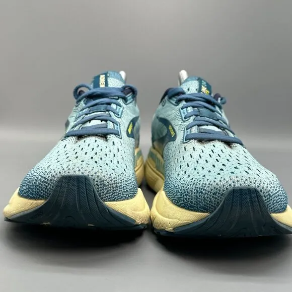 Brooks Adrenaline 24 Women's 8.5 Aqua Athletic Running Sneakers Low Top Lace Up