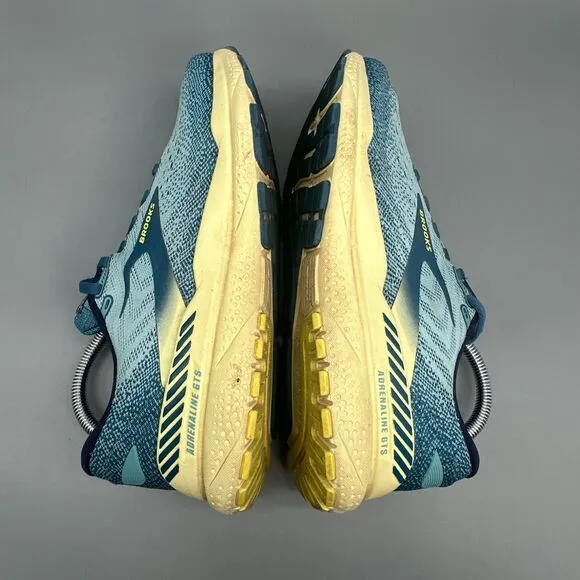 Brooks Adrenaline 24 Women's 8.5 Aqua Athletic Running Sneakers Low Top Lace Up