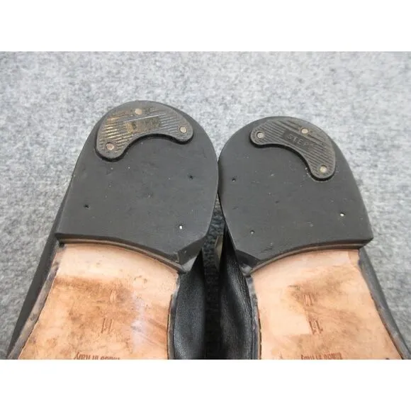 Bruno Magli Loafers Mens Size‎ 11 M Black Leather Horsebit Dress Shoes Italy
