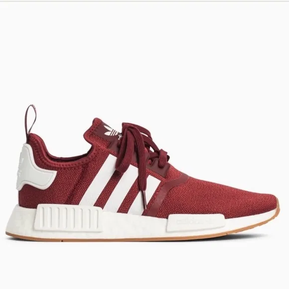 Burgundy Adidas Boost Sneakers Size 14
