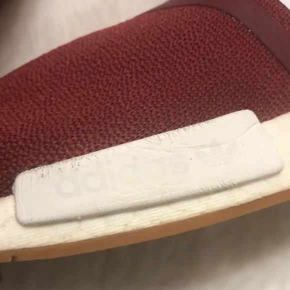 Burgundy Adidas Boost Sneakers Size 14