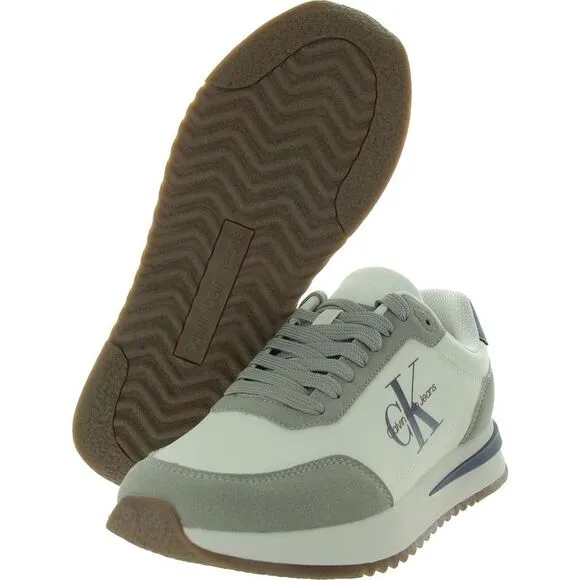Calvin Klein Jeans Mens Phino White Gym Other Sports Shoes Sneakers New
