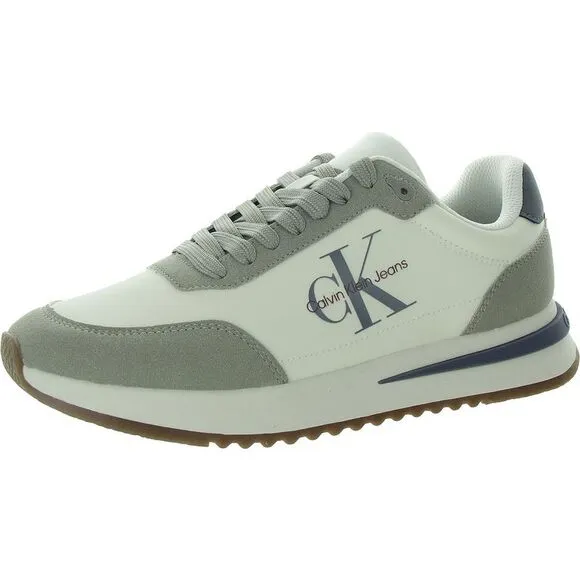 Calvin Klein Jeans Mens Phino White Gym Other Sports Shoes Sneakers New