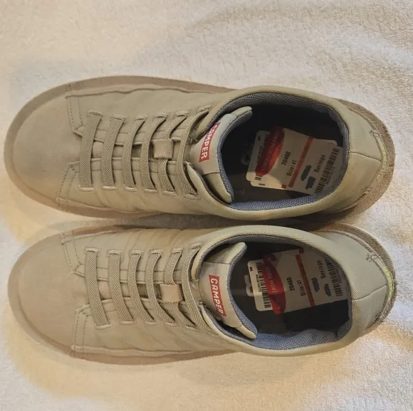 Camper Tan/Khaki Slip-On Beetle Sneakers