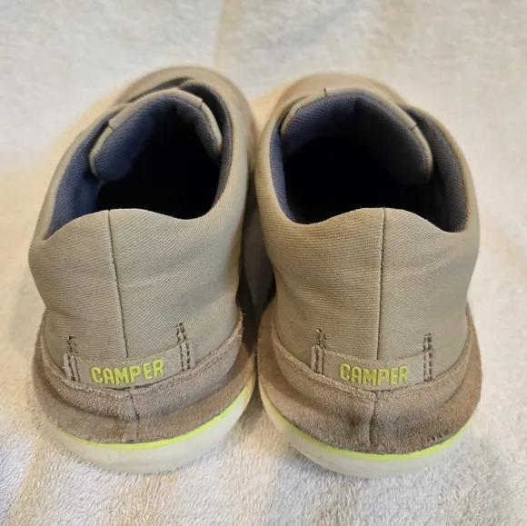 Camper Tan/Khaki Slip-On Beetle Sneakers