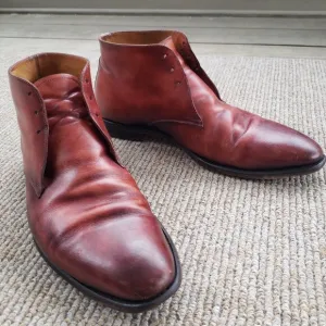 Carlos Santos Chukka Boots Charlie 7991 Men's 9.5 Brown