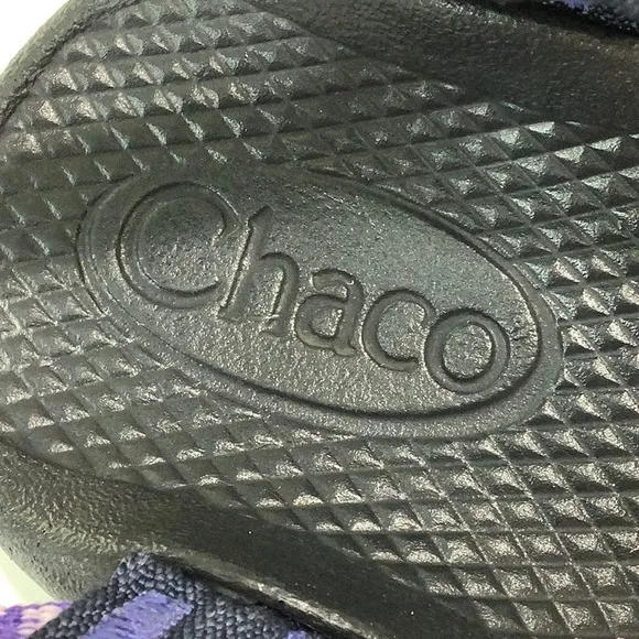 Chaco adjustable Adventure purple yellow hiking Sandals ZX2 size 2 EUC