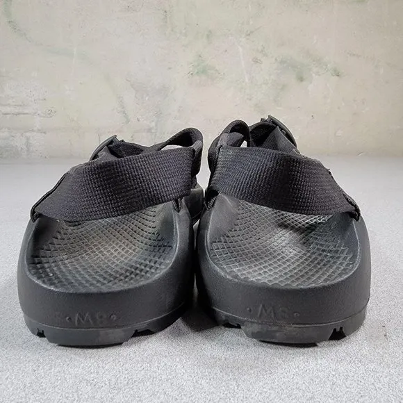 Chaco Vibrams Soles Mens 8 Black Straps Sandals