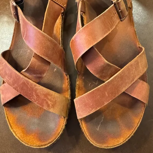 Chaco Wayfarer Leather Sandals Size 8 M