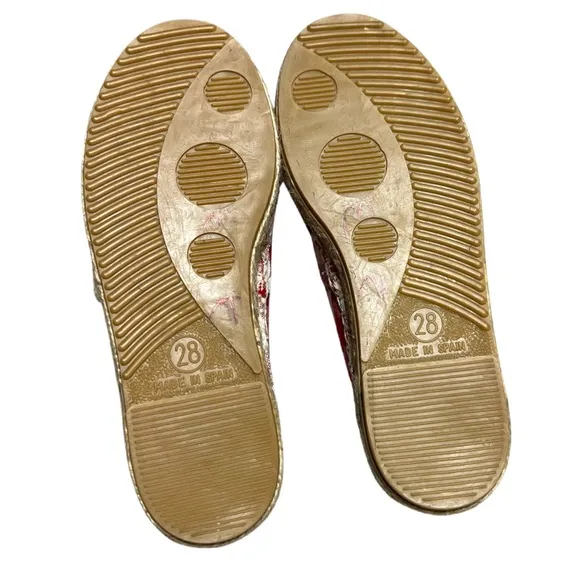 Checkered Cherry kids espadrille