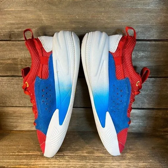 Childrens Puma RS-Dreamer Super Mario‎ Athletic Red Sneakers Shoes Size 2 Y GUC