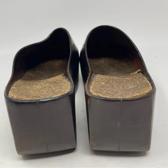 Christian Vermonet El Greco Donut Shoes Womens 9 UK 7 Brown Rubber 70s Platform