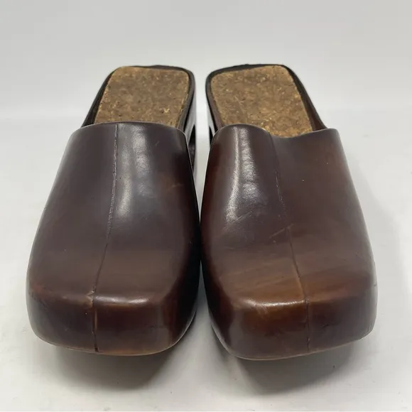 Christian Vermonet El Greco Donut Shoes Womens 9 UK 7 Brown Rubber 70s Platform