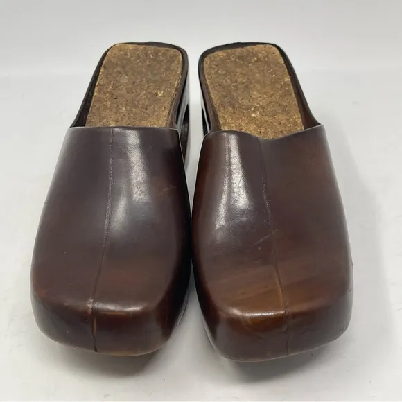 Christian Vermonet El Greco Donut Shoes Womens 9 UK 7 Brown Rubber 70s Platform