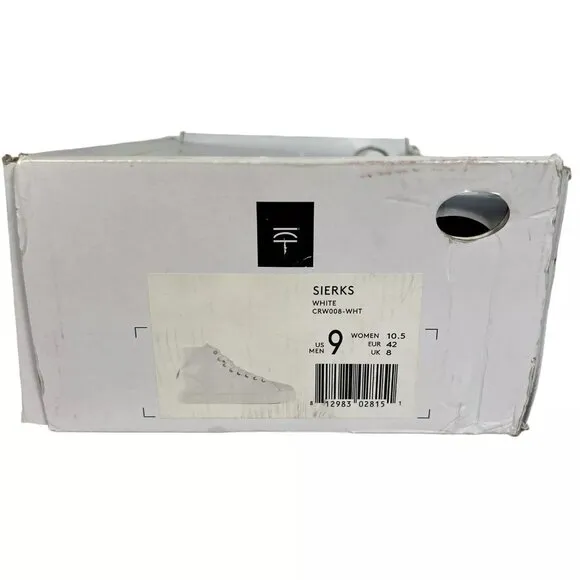 Clearweather CRW008-WHT The Fly Era Sierks Skateboarding Shoes Mens Sneakers 9