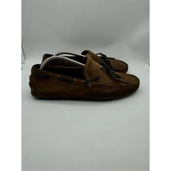 Coach Mens Loafers (Brown Suede Driving Shoes) Size 10.5