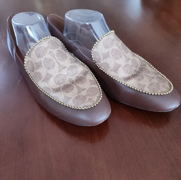 Coach Slip On Flats Loafer Shoes Womens Size 11b