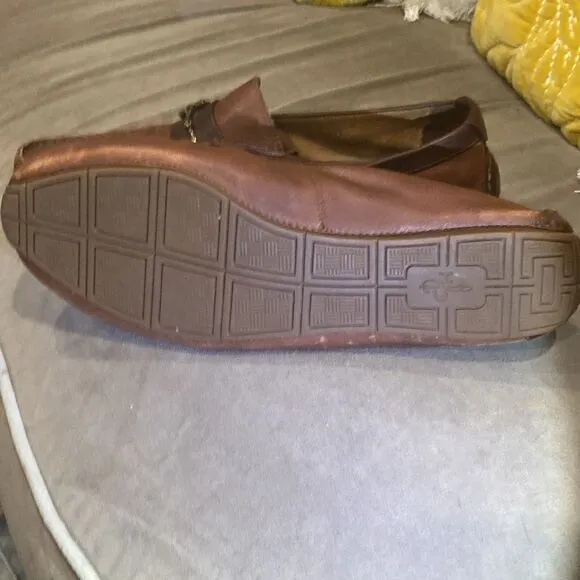 Cole Haan Brown Leather Slip On Loafer Shoes Size 13 Medium