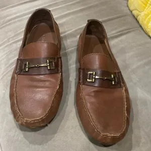 Cole Haan Brown Leather Slip On Loafer Shoes Size 13 Medium