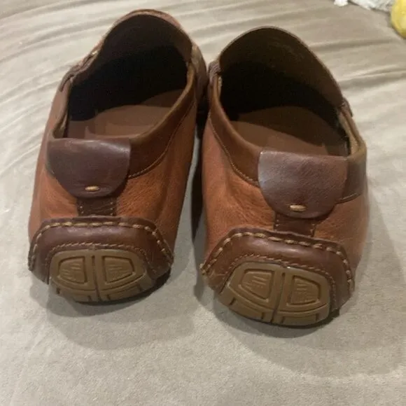 Cole Haan Brown Leather Slip On Loafer Shoes Size 13 Medium