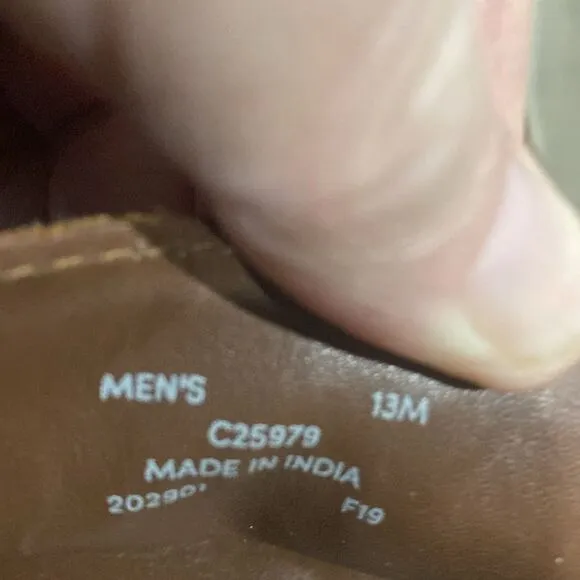Cole Haan Brown Leather Slip On Loafer Shoes Size 13 Medium