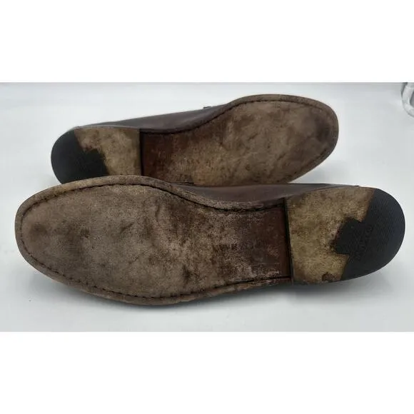 Cole Haan Pinch Tassel Loafers Men Sz 13 Burgundy Heritage Classic Leather Shoes