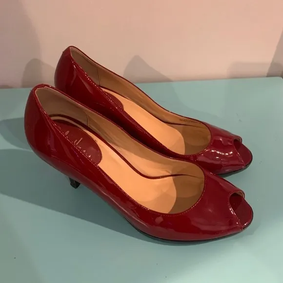 Cole Haan Red heeled shoes
