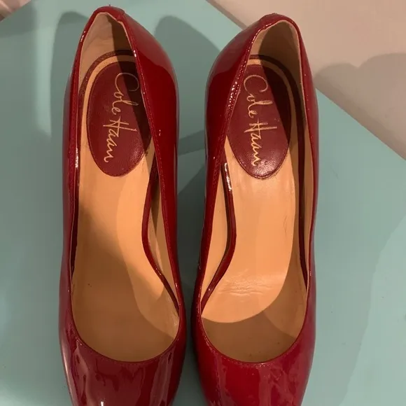 Cole Haan Red heeled shoes