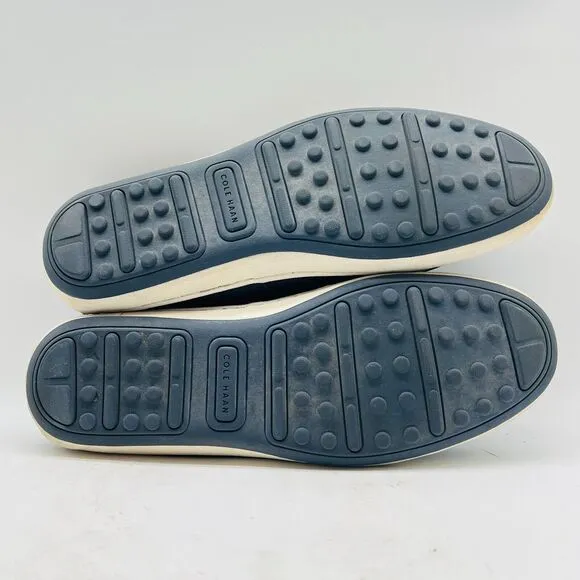 Cole Haan Shoes Mens 9.5 Blue Leather Loafers Driving Moccasins Casual Mocs