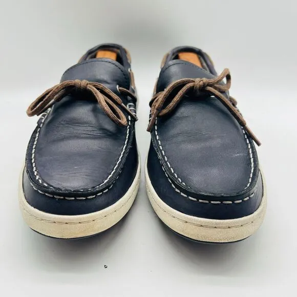 Cole Haan Shoes Mens 9.5 Blue Leather Loafers Driving Moccasins Casual Mocs