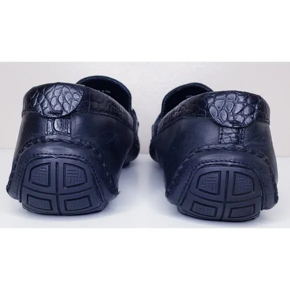 COLE HAAN SOMERSET LINK BIT LOAFERS BLACK Leather Driving Shoes Made in India
