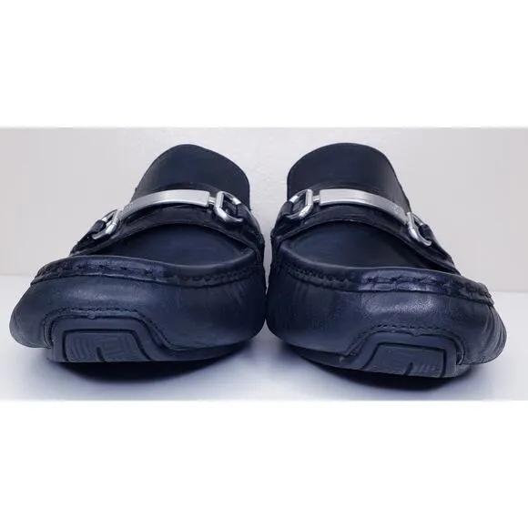 COLE HAAN SOMERSET LINK BIT LOAFERS BLACK Leather Driving Shoes Made in India