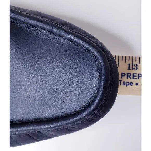 COLE HAAN SOMERSET LINK BIT LOAFERS BLACK Leather Driving Shoes Made in India