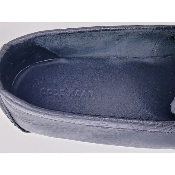 COLE HAAN SOMERSET LINK BIT LOAFERS BLACK Leather Driving Shoes Made in India