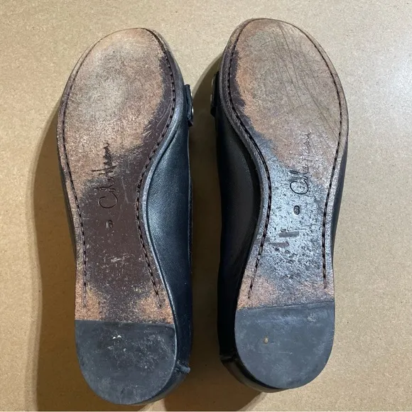 Cole Haan Women's Black Leather Loafers