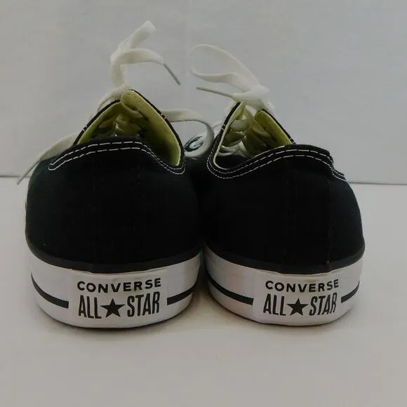 Converse Black Unisex Chuck Taylor All Star Men's Size 10 Womens Size 12 New