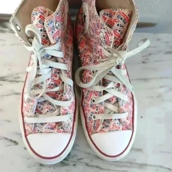 Converse Boys Chuck Taylor All Star License Plate High Top Shoes 5