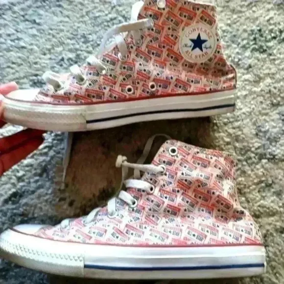 Converse Boys Chuck Taylor All Star License Plate High Top Shoes 5
