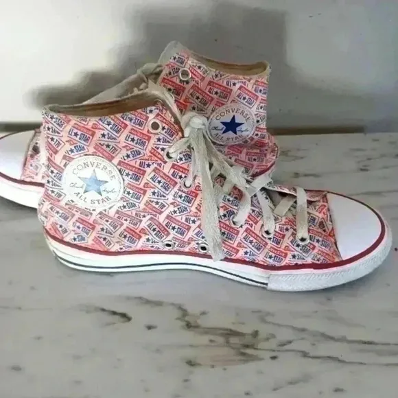 Converse Boys Chuck Taylor All Star License Plate High Top Shoes 5