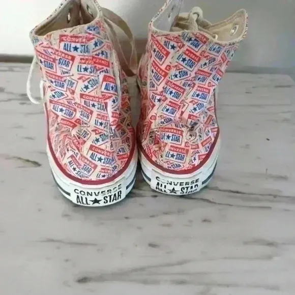 Converse Boys Chuck Taylor All Star License Plate High Top Shoes 5
