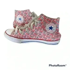 Converse Boys Chuck Taylor All Star License Plate High Top Shoes 5