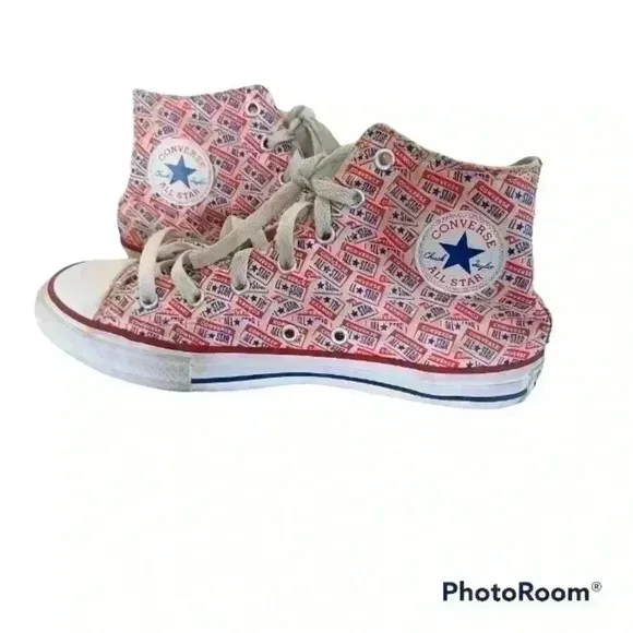 Converse Boys Chuck Taylor All Star License Plate High Top Shoes 5